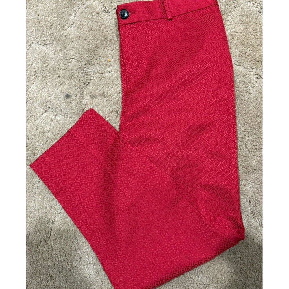 Banana Republic Red Ankle Pants